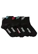 Lot de 5 paires de socquettes de sport avec inscription, bonprix