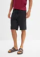 Bermuda en jean avec taille élastiquée sur les côtés, Classic Fit, bonprix
