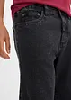 Bermuda en jean avec taille élastiquée sur les côtés, Classic Fit, bonprix