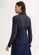 transparente Bluse mit Struktur, bonprix