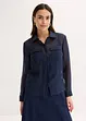 transparente Bluse mit Struktur, bonprix
