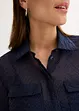 transparente Bluse mit Struktur, bonprix
