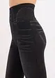 Legging sculptant sans coutures imitation jean, effet sculptant fort, bonprix