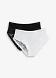 Lot de 2 slips Maxi avec dentelle, bonprix