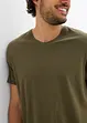 T-Shirt mit V-Ausschnitt (3er Pack), bonprix