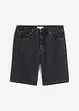 Bermuda en jean avec taille élastiquée sur les côtés, Classic Fit, bonprix