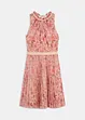Minikleid aus feinem Tüll mit Plissee, bonprix