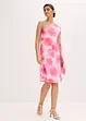 One-Shoulder-Kleid aus feinem Chiffon, bonprix