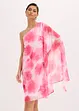 One-Shoulder-Kleid aus feinem Chiffon, bonprix