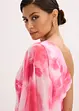 One-Shoulder-Kleid aus feinem Chiffon, bonprix