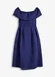Carmen-Kleid aus glänzendem Jacquard, bonprix
