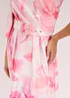 One-Shoulder-Kleid aus glänzendem Satin, bonprix