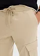 Regular Fit Schlupf-Cargohose, Straight, bonprix
