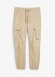 Regular Fit Schlupf-Cargohose, Straight, bonprix