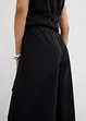 Pantalon large en maille piquée, bonprix