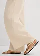 Pantalon large en maille piquée, bonprix