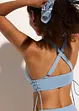 Bikini brassière (ens. 2 pces) à bretelles croisées, bonprix