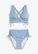 Bikini brassière (ens. 2 pces) à bretelles croisées, bonprix