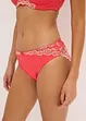 Lot de 2 slips à dentelle fine, bonprix