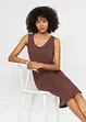 Jerseykleid mit Schlitz aus reiner Bio-Baumwolle, bonprix