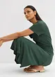 Robe en jersey crêpe texturé, bonprix