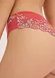 Lot de 2 slips brésiliens à dentelle multicolore, bonprix