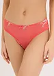 Lot de 2 slips brésiliens à dentelle multicolore, bonprix