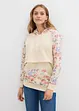 Weiches 2-in-1 Umstands-und Stillsweatshirt, bonprix
