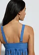 Tankini (ens. 2 pces) à franges, bonprix