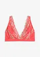 Soutien-gorge bralette sans armatures avec une dentelle multicolore, bonprix