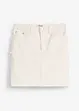 Mini-jupe en coton extensible, bonprix