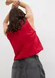 Jeansrock mit asymmetrischem Bund, bonprix