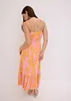 Robe imprimée en viscose à fines bretelles, bonprix