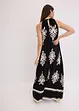 Robe imprimée en jersey viscose extensible, bonprix