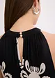 Robe imprimée en jersey viscose extensible, bonprix