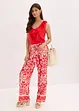 Pantalon en jersey viscose imprimé, bonprix