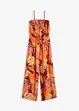bedruckter Jumpsuit aus fließender Viskose, bonprix