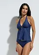 Tankini (ens. 2 pces) aspect jean, bonprix