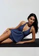 Tankini (ens. 2 pces) aspect jean, bonprix