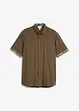 Chemise manches courtes en viscose, slim, bonprix