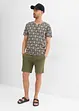 T-shirt col tunisien 100% coton, bonprix