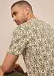 T-shirt col tunisien 100% coton, bonprix