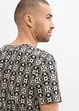 T-shirt col tunisien 100% coton, bonprix