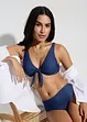 Haut de bikini à armatures, aspect jean, bonprix
