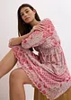 Robe-tunique en mesh imprimé, bonprix