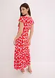 Robe imprimée en jersey viscose extensible, bonprix