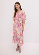 Robe à dentelle en jersey viscose extensible, bonprix