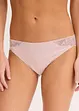 Lot de 4 slips avec dentelle, bonprix