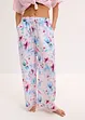 Pantalon de pyjama fluide en satin, bonprix