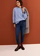 Boyfriend Mid Waist, Thermojeans mit kuscheliger Innenseite, bonprix